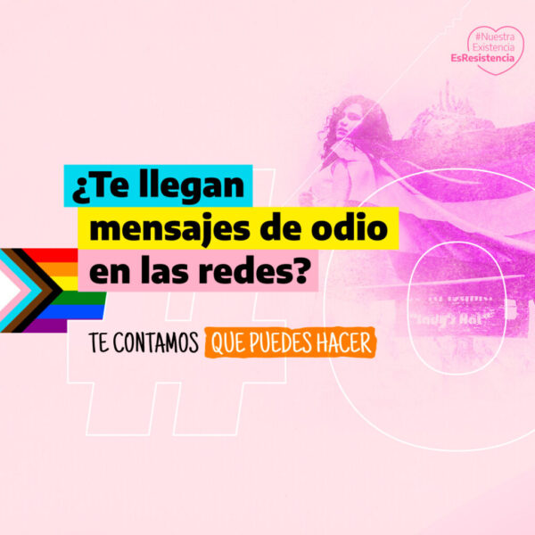 ¿Te llegan mensajes de odio en las redes?