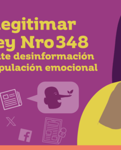Deslegitimar la Ley Nro 348 mediante desinformación y manipulación emocional